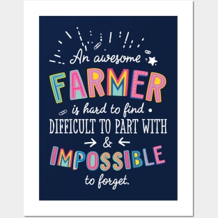 An awesome Farmer Gift Idea - Impossible to Forget Quote Posters and Art